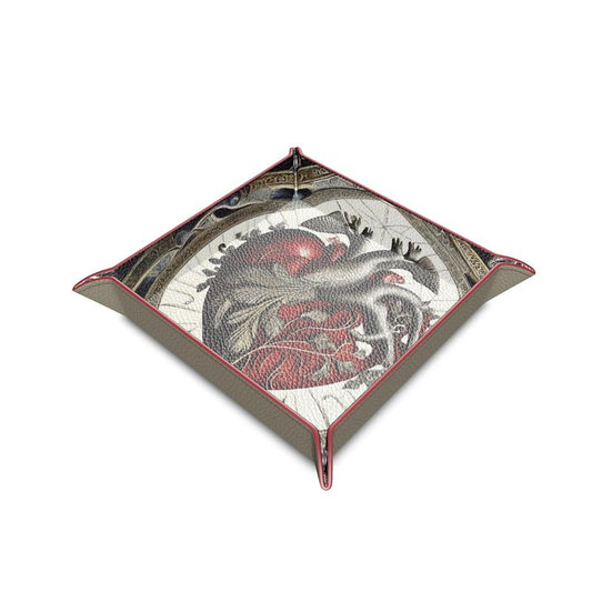 BEAT OF LIFE Leather Trinket Tray