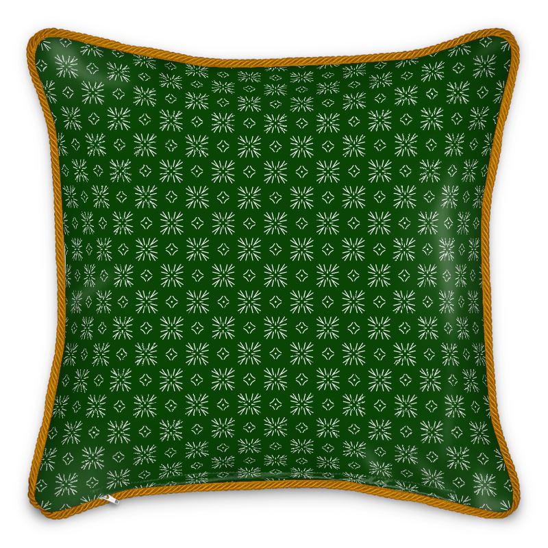 ENNUI ÉLÉGANT "Giraffe and Friends" Double Sided Silk Pillow