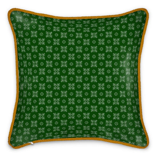 ENNUI ÉLÉGANT "Giraffe and Friends" Double Sided Silk Pillow