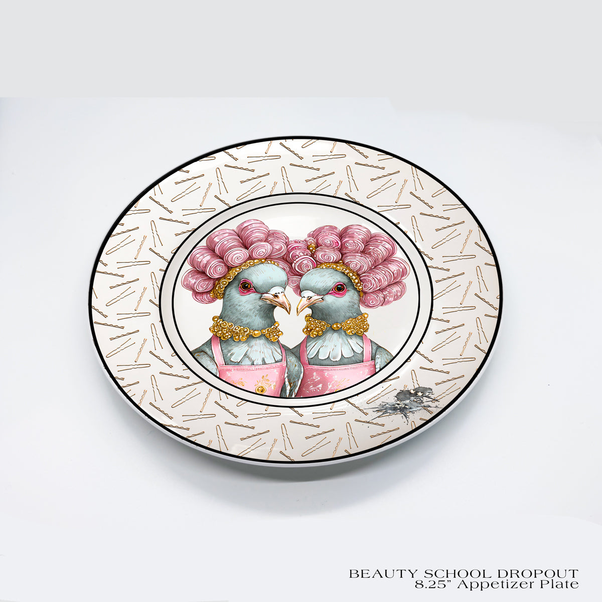 BEAUTY SCHOOL DROPOUT Appetizer Plates