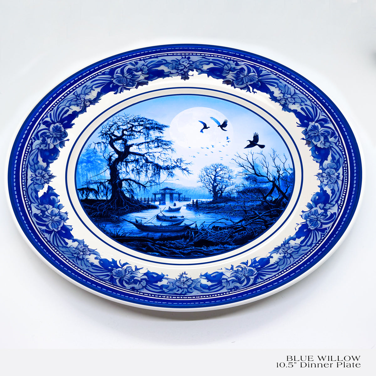 BLUE WILLOW Dinner Plate