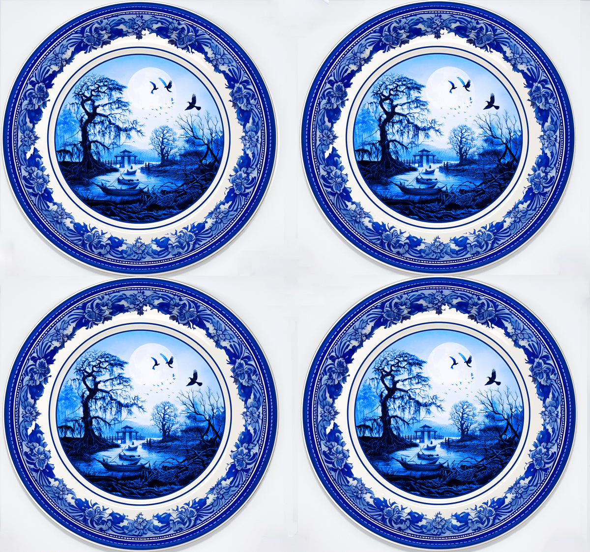 BLUE WILLOW Dinner Plate