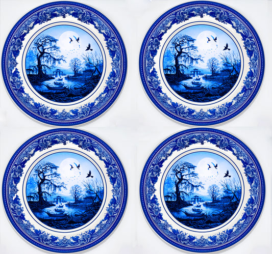 BLUE WILLOW Dinner Plate