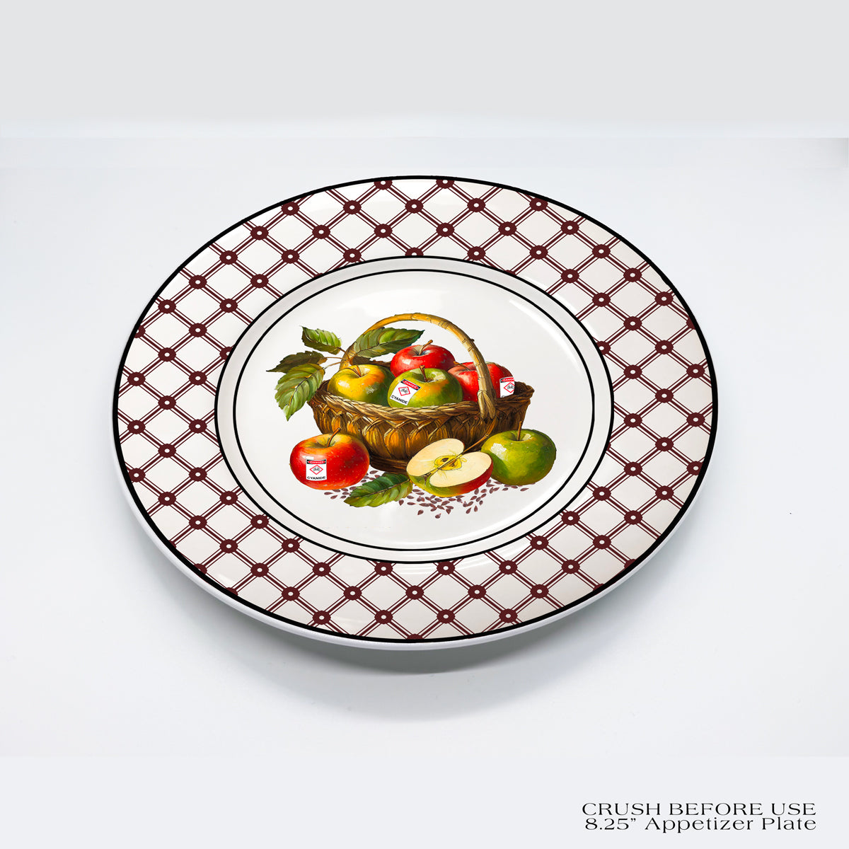 CRUSH BEFORE USE Appetizer Plates