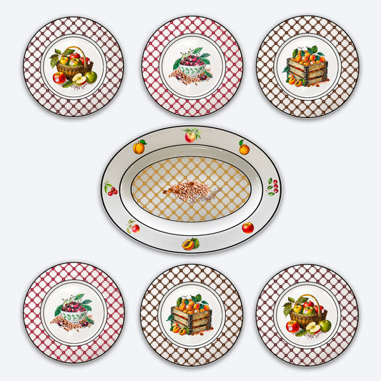CRUSH BEFORE USE 7 Piece Appetizer Set