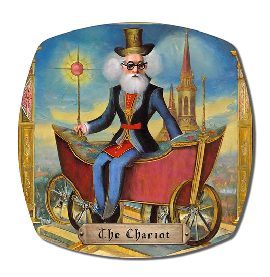 TAROT - "The Chariot" Dinner Plate