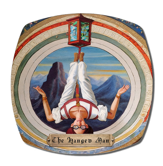 TAROT - "The Hanged Man" Dinner Plate