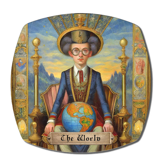 TAROT - "The World" Dinner Plate