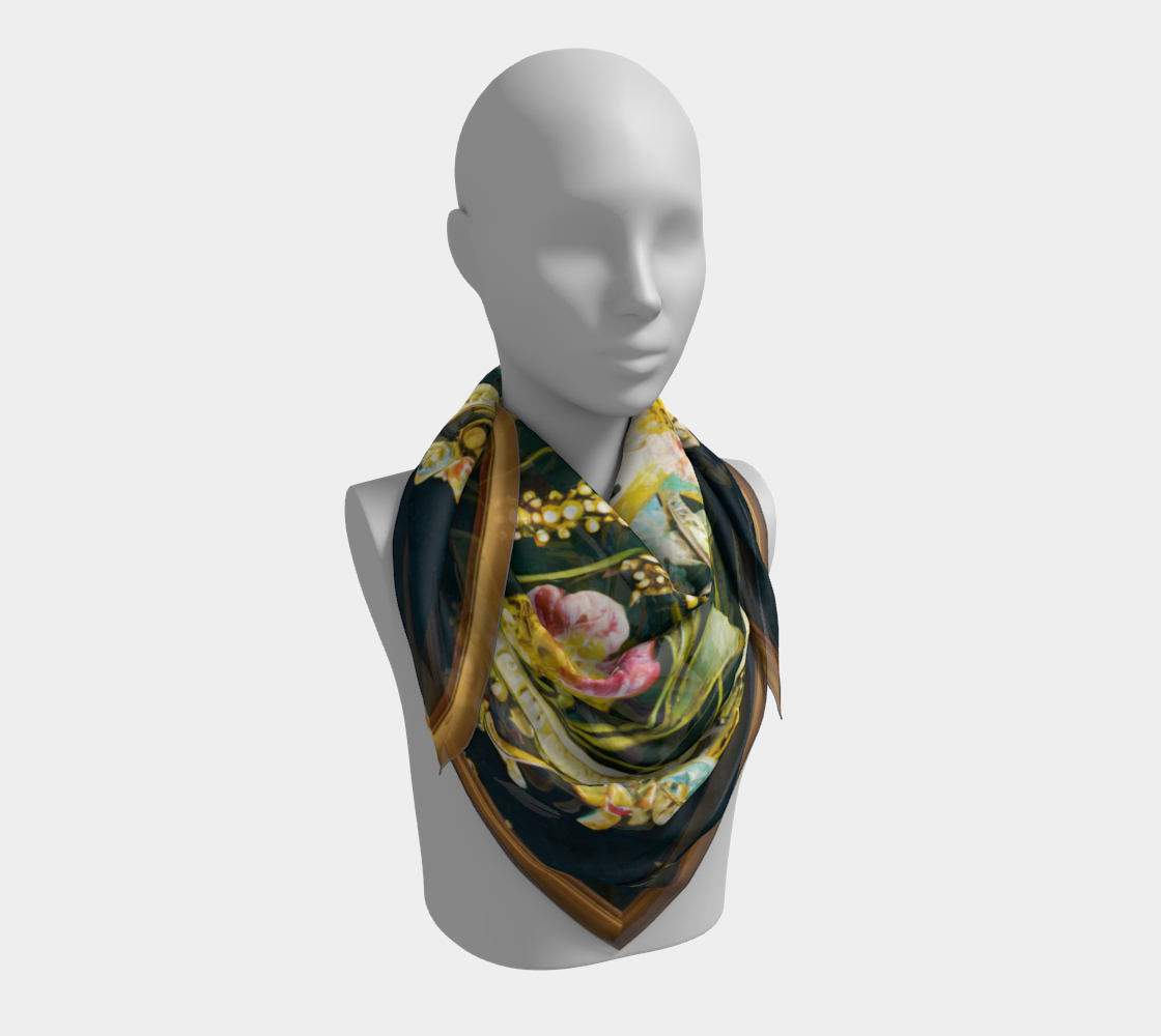 HUSH HUSH GARDEN - "Bug" Silk Scarf