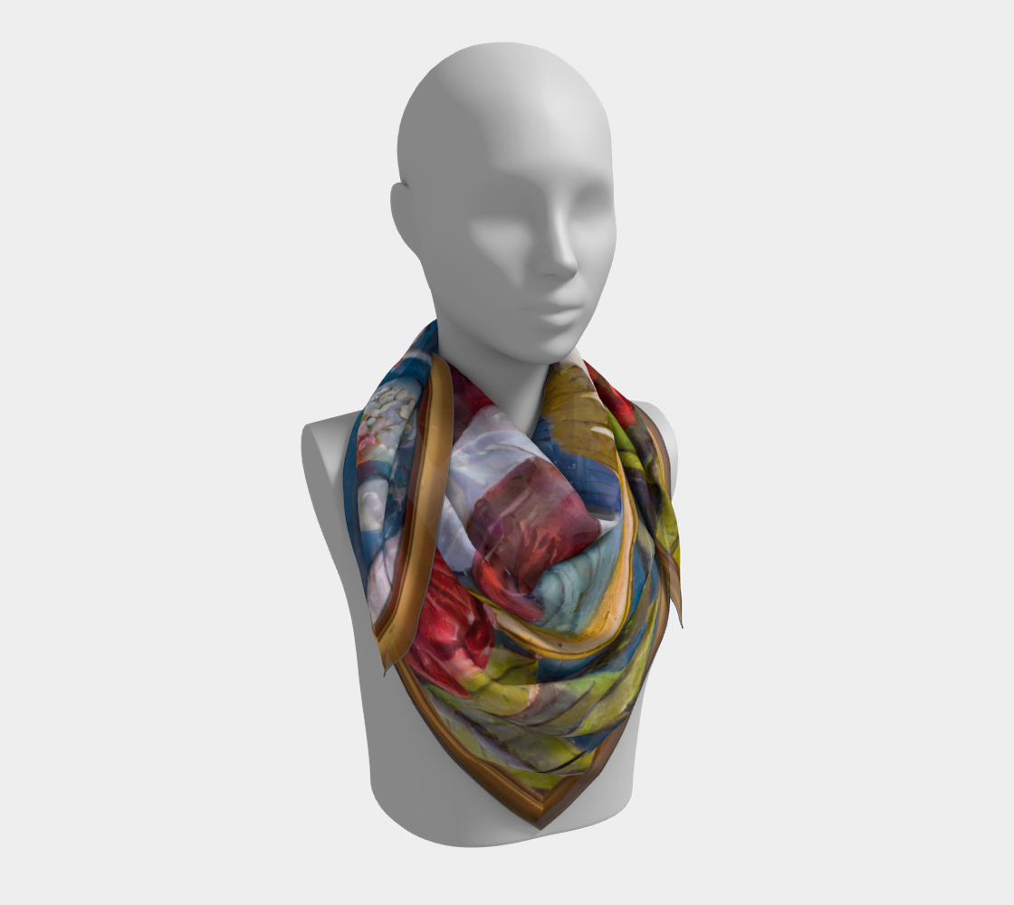 HUSH HUSH GARDEN - "Lady" Silk Scarf