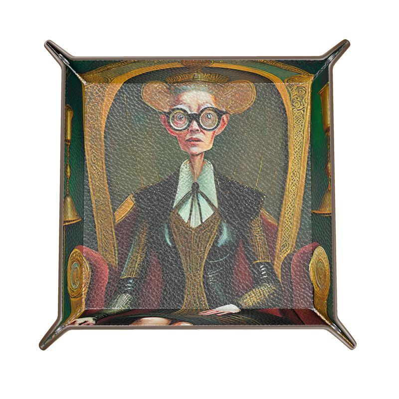 TAROT - "The Empress" Leather Trinket Tray