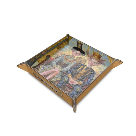 TAROT - "The Lovers" Leather Trinket Tray