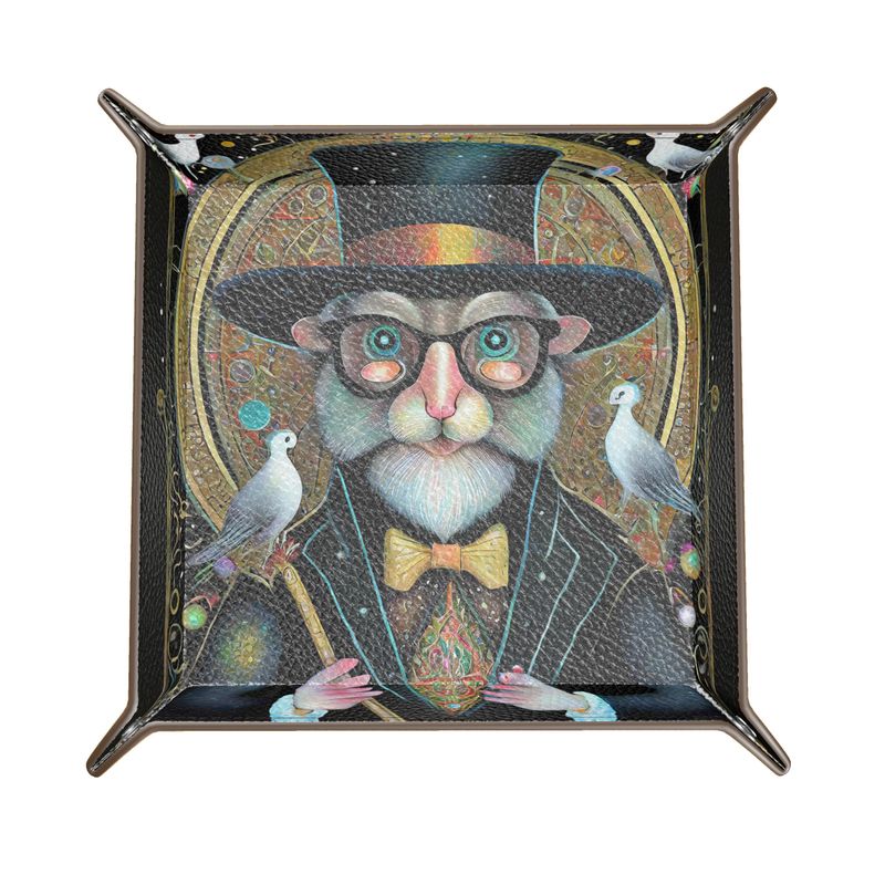 TAROT - "The Magician" Leather Trinket Tray