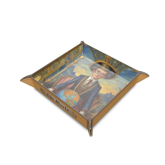 TAROT - "The World" Leather Trinket Tray