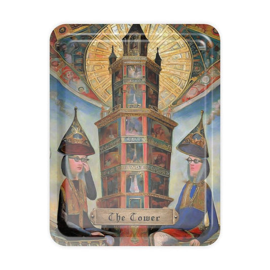 TAROT - "The Tower" Serving Tray