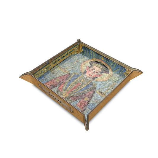 TAROT - "Justice" Leather Trinket Tray