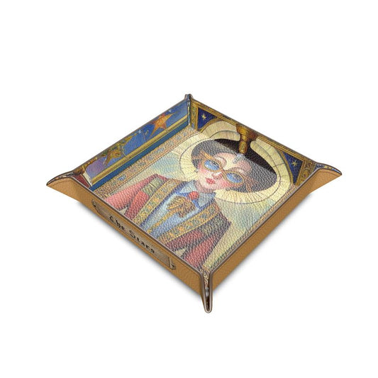 TAROT - "The Stars" Leather Trinket Tray