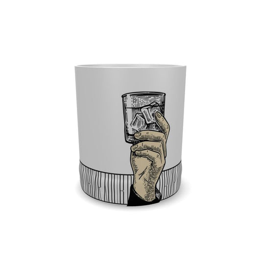 CHEW YOUR DIN DIN Whiskey Glass