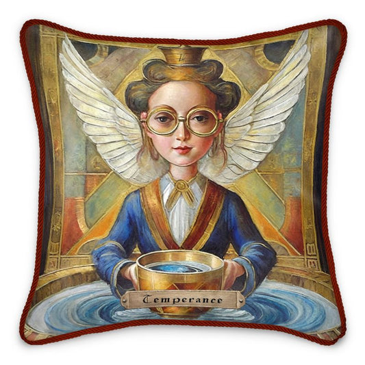 TAROT - "Temperance" Silk Pillow