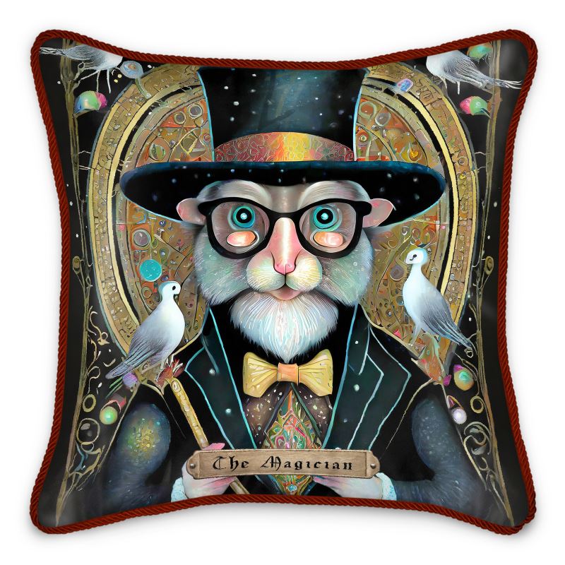 TAROT - "The Magician" Silk Pillow