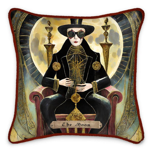 TAROT - "The Moon" Silk Pillow