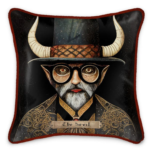TAROT - "The Devil" Silk Pillow
